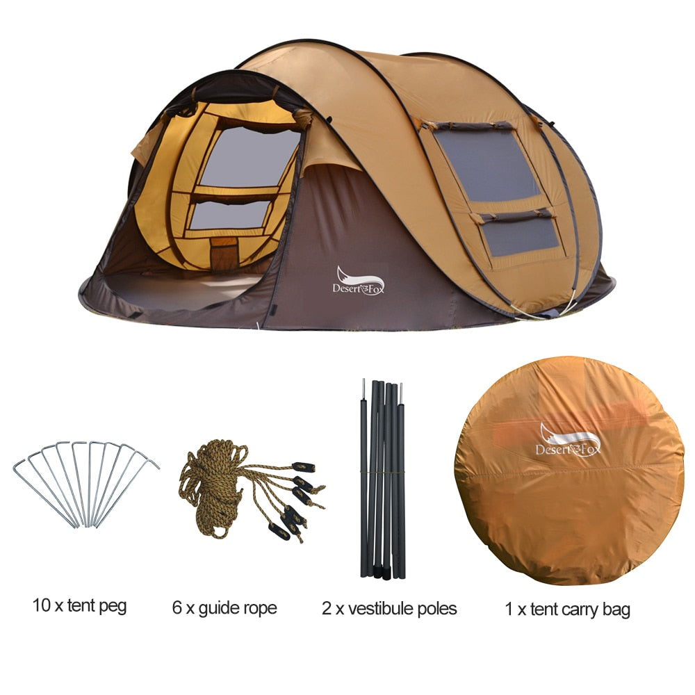 Ultimate Waterproof Pop-up Tent parts
