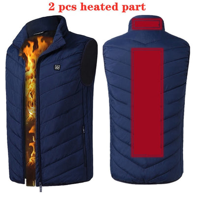 Electric Heating Vest Jacket - 02 Heat Spots