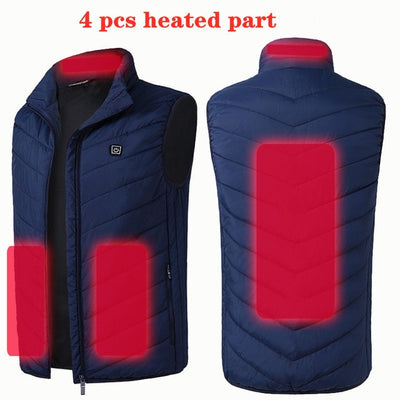 Electric Heating Vest Jacket - 04 Heat Spots