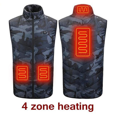 Electric Heating Vest Jacket - 04 Heat Spots