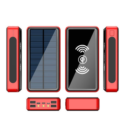 Wireless Solar Power Bank 80000mAh